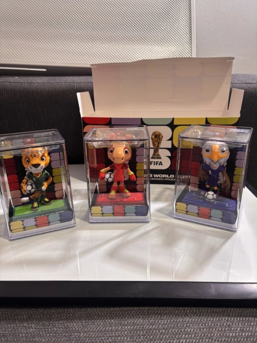 FIFA World Cup 2026 Official Mascot Set - Maple Zayu Clutch - 3 Pack - NWT -